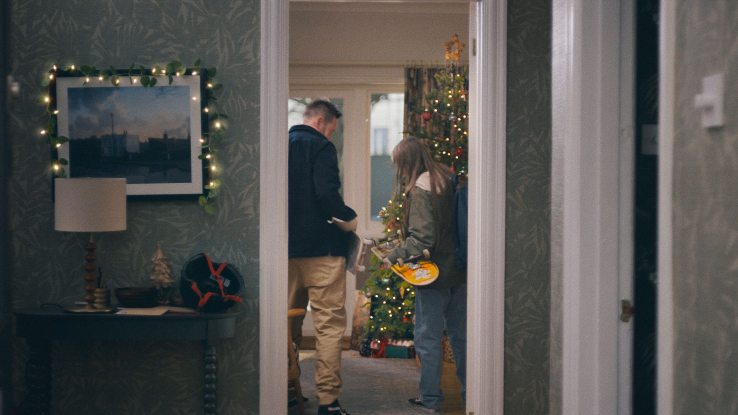 Still from John Lewis Christmas advert The Beginner 2022