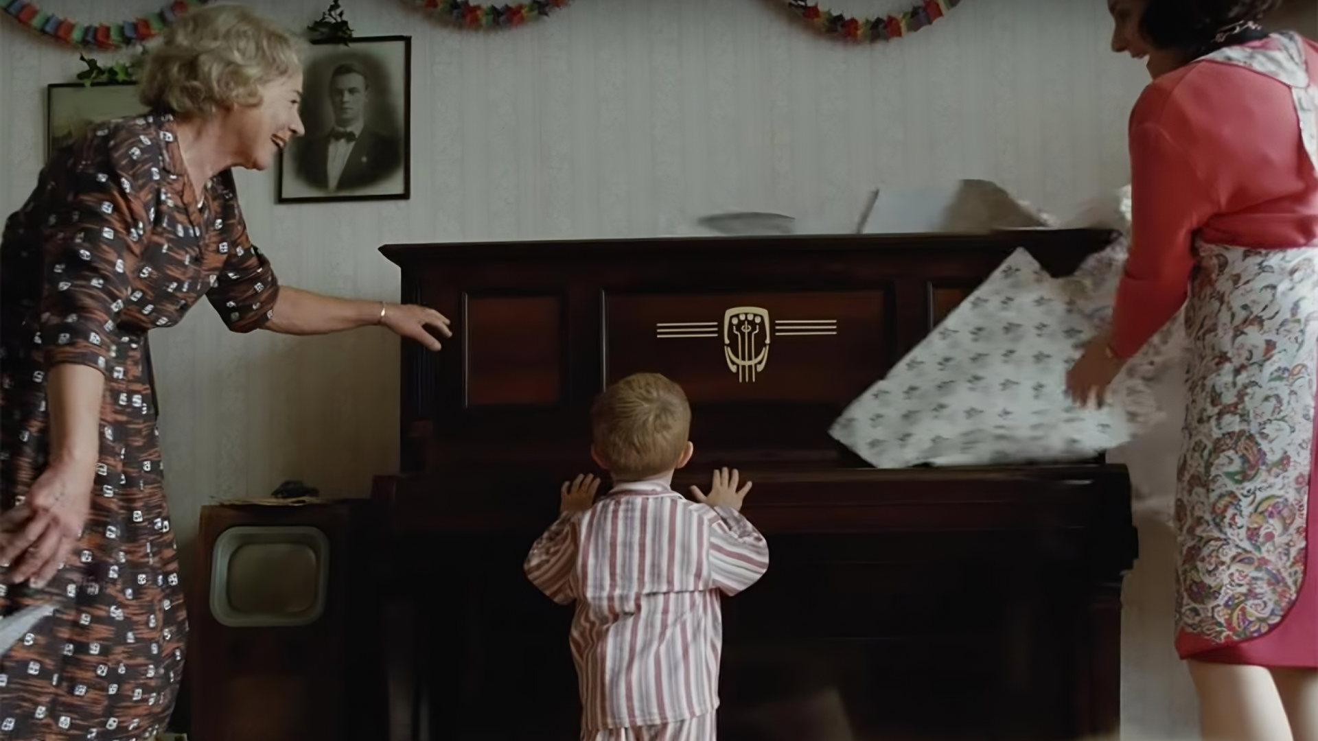 Still from John Lewis Christmas advert The Boy and the Piano 2018