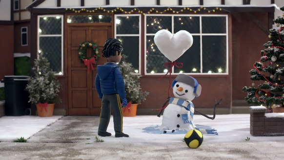Still from John Lewis Christmas advert Give a Little Love 2020