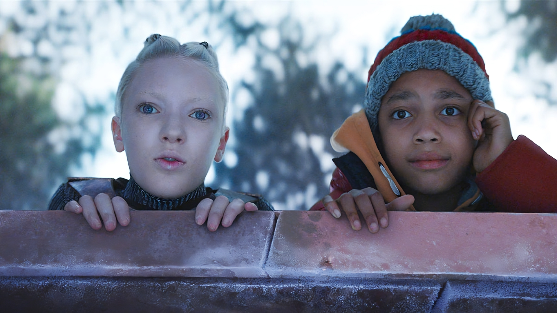 Still from John Lewis Christmas advert Unexpected Guest 2021