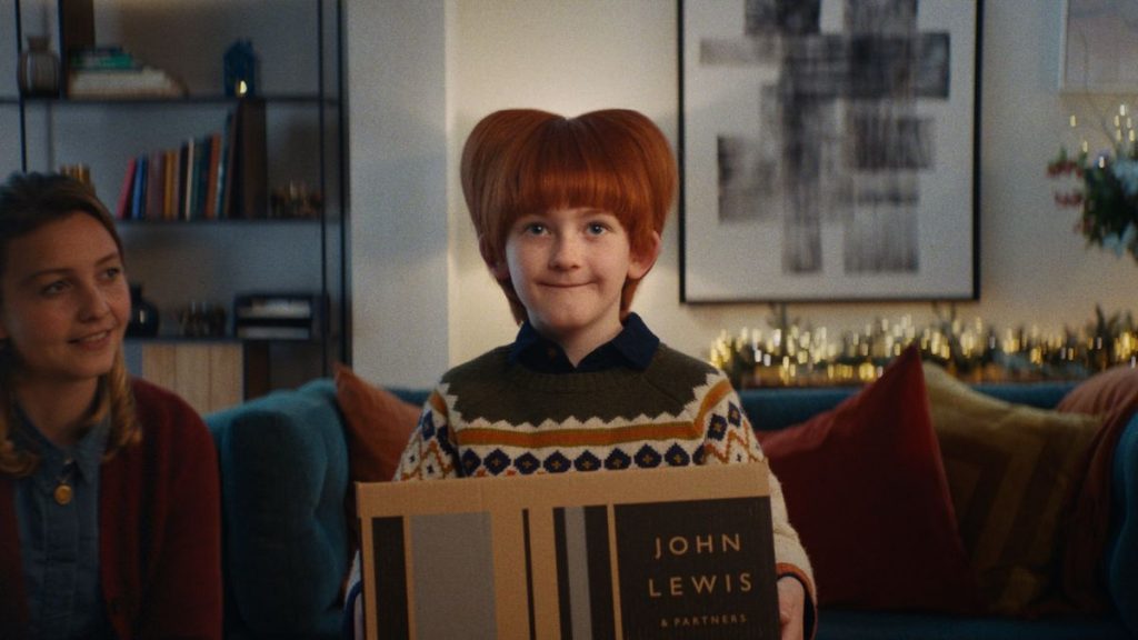 Still from John Lewis Christmas advert 2020 Give a Little Love