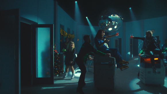 Still from Asda's 2021 Christmas ad