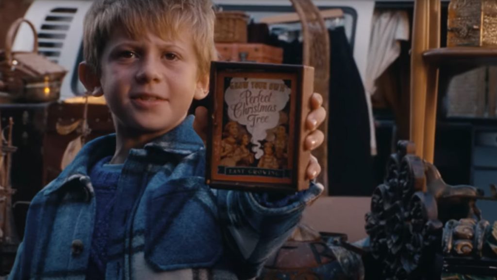 Still from John Lewis Christmas advert 2023 Teaser - Traditions Grow