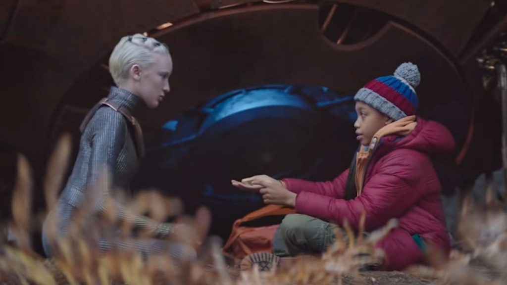 Still from John Lewis Christmas advert 2021 Unexpected Guest