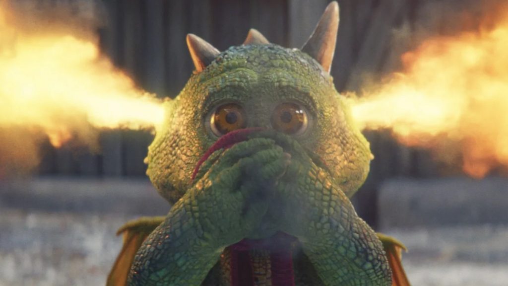 Still from John Lewis Christmas advert 2019 Excitable Edgar